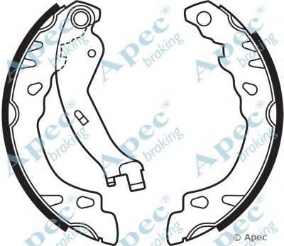 APEC BRAKING shu689 -  Комплект тормозных колодок